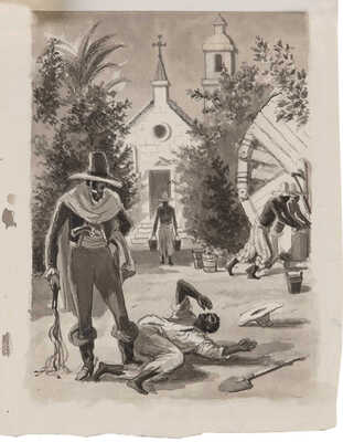 Бургункер Е.О. Эскиды иллюстраций к книге «Хождение за три моря Афанасия Никитина». 1940.